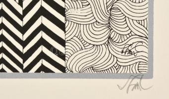 Szász Endre (1926-2003): Női arc. (Emese). Szitanyomat, sorszámozott, jelzett, 40×35 cm