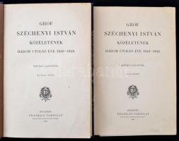 Kovács Lajos: Gróf Széchényi István közéletének három utolsó éve 1846-1848. 1-2. kötet. Bp.,1889, Fr...