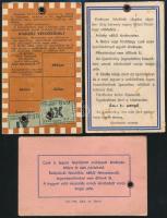 1942-1943 3 db fényképese strandbelépőjegy a Palatinus Strandfürdőbe