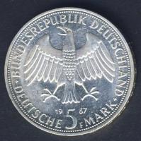 NSZK 1967. 5M Ag "Humboldt" T:BU