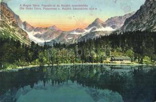 Tátra, Poprádi tó, Majláth menház / Popper See, Schutzhaus / Popradské pleso, Majláthova chata