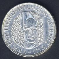 NSZK 1966. 5M Ag "Leibniz" T:BU