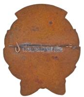 DN "MKOE (Magyar Kutyatenyésztők Országos Egyesülete)" zománcozott fém jelvény (40x47mm) T...