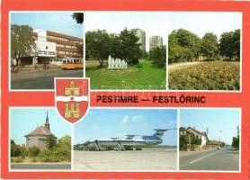 Budapest XVIII. kerület, Pestszentimre, Pestimre, Pestlőrinc - 4 db modern képeslap / 4 modern postc...