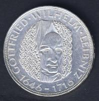 NSZK 1966. 5M Ag "Leibniz" T:BU