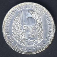 NSZK 1966. 5M Ag "Leibniz" T:BU