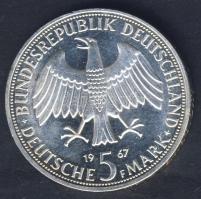 NSZK 1967. 5M Ag "Humboldt" T:BU