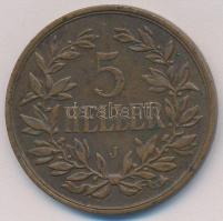 Német Kelet-Afrika 1908J 5h Br T:2
German East Africa 1908J 5 Heller Br C:XF
Krause KM#11