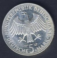 NSZK 1968. 5M Ag "Humboldt" T:BU