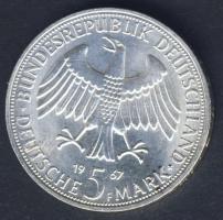 NSZK 1968. 5M Ag "Humboldt" T:BU