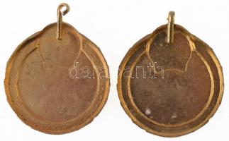 DN "Bányász Szolgálati Érdemérem" aranyozott Br kitüntetés (2x) mindkettő csak részben zom...