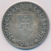 Szlovákia 1944. 10K Ag "Templomon kereszt" T:2
Slovakia 1944. 10 Korun Ag "Cross ato...