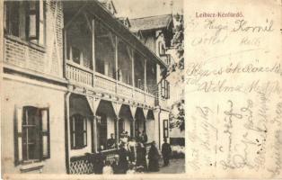 1911 Leibic, Leibitz, Lubica; kénfürdő. Kopper Samu kiadása / spa (EK)