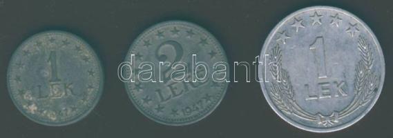 Albánia 1947. 1L, 2L + 1964. 1L T:3