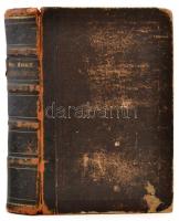Dr. Zunz: Gesammelte Schriften. Berlin, 1875, Louis Gerschel Verlagsbuchhandlung. Kiadói bordázott gerincű félbőr kötés, gerince szakadt, sérült, kopottas állapotban.