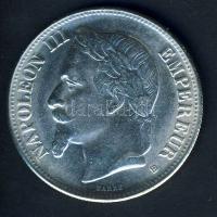 Franciaország 1867. 5Fr érdekes Ffm privát utánveret! T:1/2