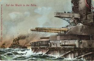 Auf der Wacht in der Adria / WWI German battleships on watch over the Adriatic Sea