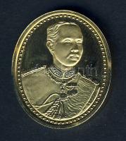 Thaiföld érdekes modern aranyozott ovális zseton T:PP