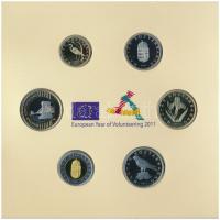 2011. 5Ft-200Ft (6xklf) "Az Európai Unió Tanácsának magyar elnöksége" forgalmi sor szettbe...