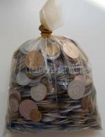 2kg fémpénz, egész világ, régi és új