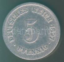 Német Birodalom/Császárság 1897G 5Pf T:3