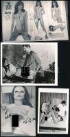 cca 1960-1970 10 db erotikus és pornográf fotó, 10x7.5 és 12x9 cm közti méretben