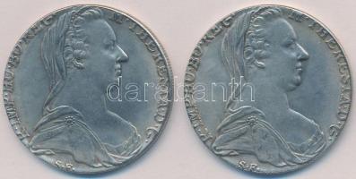 1780SF Tallér Mária Terézia (2x) vas hamisítvány (fake coin)