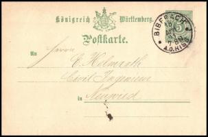 Német államok Württemberg 1891