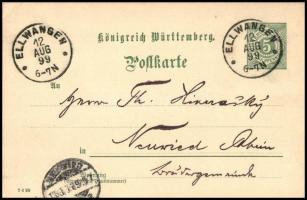 Német államok Württemberg 1899