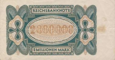 Német Birodalom/Weimari Köztársaság 1923. 2000.000M T:II/III+