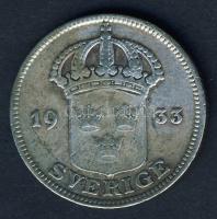 Svédország 1933. 50ö Ag T:3/3+