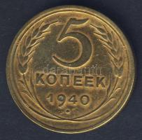 Szovjetunió 1940. 5k T:3