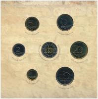 2005. 1Ft-100Ft (7xklf) forgalmi sor szettben + 2005. 10Ft "József Attila" T:BU 
Adamo FO...