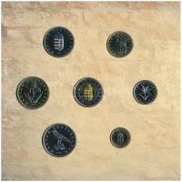 2005. 1Ft-100Ft (7xklf) forgalmi sor szettben + 2005. 10Ft "József Attila" T:BU 
Adamo FO...