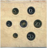 2005. 1Ft-100Ft (7xklf) forgalmi sor szettben + 2005. 10Ft "József Attila" T:PP 
Adamo FO...