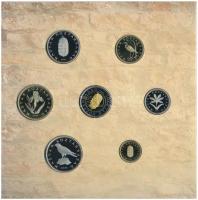 2005. 1Ft-100Ft (7xklf) forgalmi sor szettben + 2005. 10Ft "József Attila" T:PP 
Adamo FO...