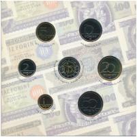 2006. 1Ft-100Ft (8xklf) forgalmi sor szettben, benne 1946-os 1Ft Ag "Hatvanéves a Forint" ...