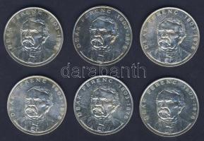 1994. 200Ft Ag "Deák" (6x) T:BU,2