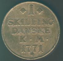 Dánia 1771. 1sk T:3 kis ph.
