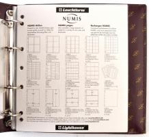 NUMIS album, érmék számára 5db berakólappal. Újszerű állapotban