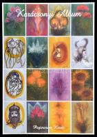 Macskássy Izolda: Karácsonyi Album. Bp., 1998, Paginarum. Kiadói aranyozott, zsinórfűzött egészbárso...