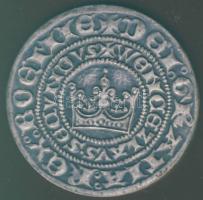 Csehország 1300-as évek prágai garas 1972-es Ag utánverete T:1 Eredeti dísztokban, tanúsítvánnyal!