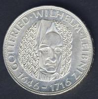 NSZK 1966. 5M Ag "Leibniz" T:BU