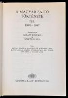 A magyar sajtó története I-II.(II./1-II./2) 1705-1892. Három kötet, komplett! Főszerkesztő: Szabolcs...