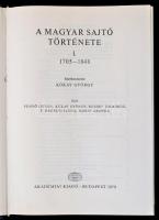 A magyar sajtó története I-II.(II./1-II./2) 1705-1892. Három kötet, komplett! Főszerkesztő: Szabolcs...