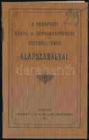 1901 Bp., A Budapesti Könyv- és Kőnyomdafőnökök Egyesületének alapszabályai, 13p