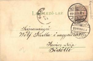 1899 A XX. században / In the 20th century (in the future), chauffeur lady smoking. E. A. Schwerdtfe...