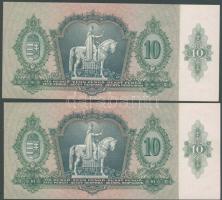 1936. 10P (2x) egymásutáni sorszámokkal T:I