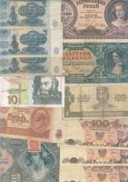 36db bankjegy, vegyes világ, magyarral T:vegyes