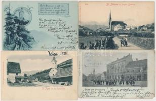50 db RÉGI osztrák és német városképes lap / 50 pre-1945 German and Austrian town-view postcards